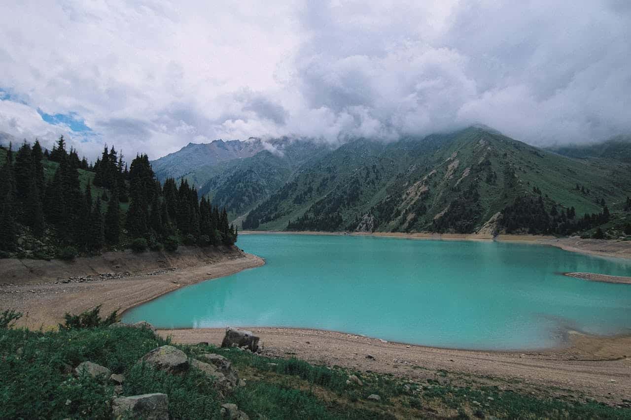 السماء في كازاخستان