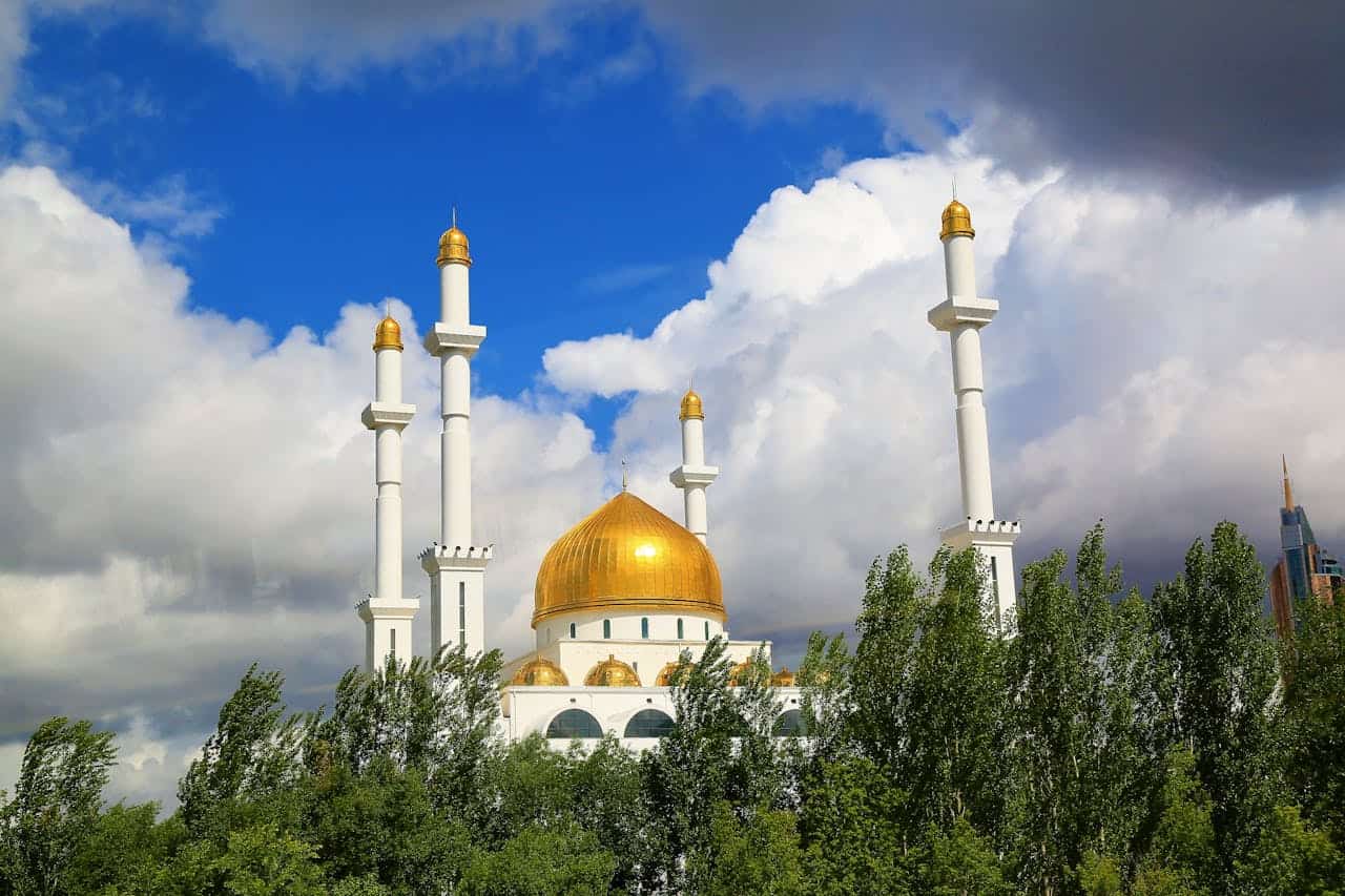 مسجد تاريخي في كازاخستان